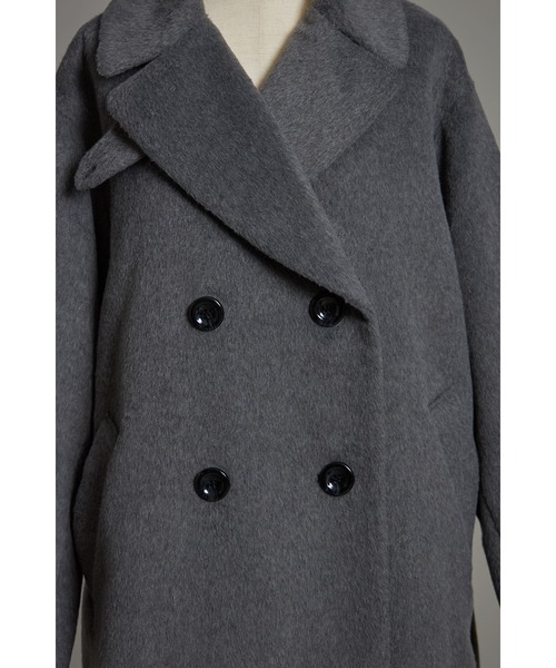 「&. NOSTALGIA」 チェスターコート M チャコールグレー レディース_画像5