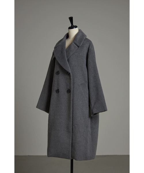 「&. NOSTALGIA」 チェスターコート M チャコールグレー レディース_画像7