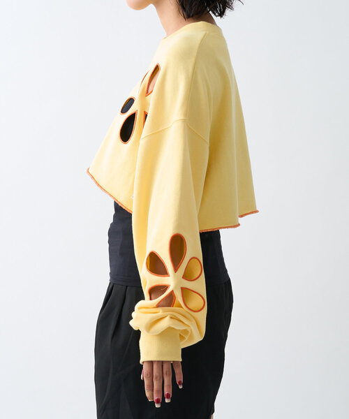 「HELLO.SANFRANCISCO」 スウェットカットソー ONE SIZE ブラック レディース_画像3