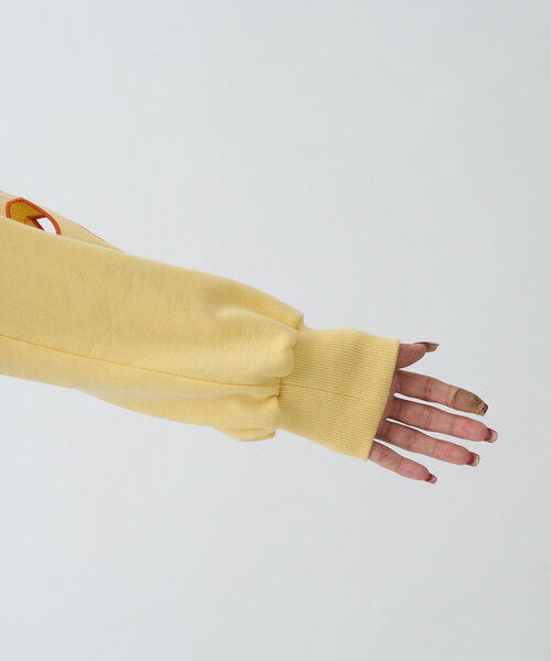 「HELLO.SANFRANCISCO」 スウェットカットソー ONE SIZE ブラック レディース_画像6