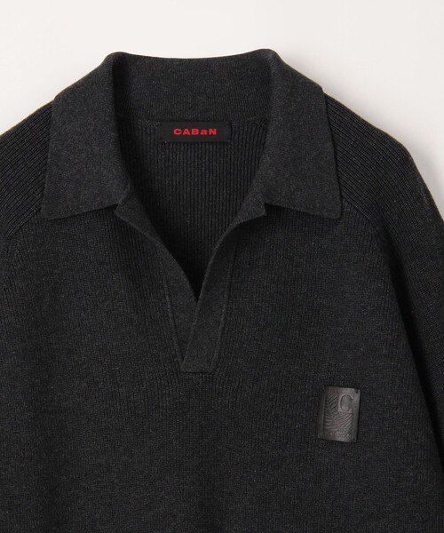 CABaN（キャバン） セーター ニット コットンカシミヤ ポロスキッパー