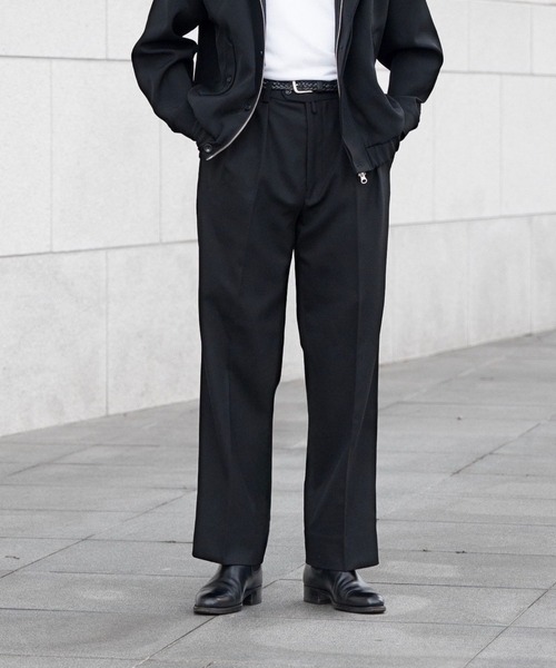 Blank Product. スラックス 「TENON」2TUCK TROUSERS メンズ