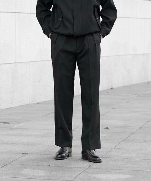 Blank Product. スラックス 2TUCK TROUSERS メンズ : ZOZOTOWN Yahoo