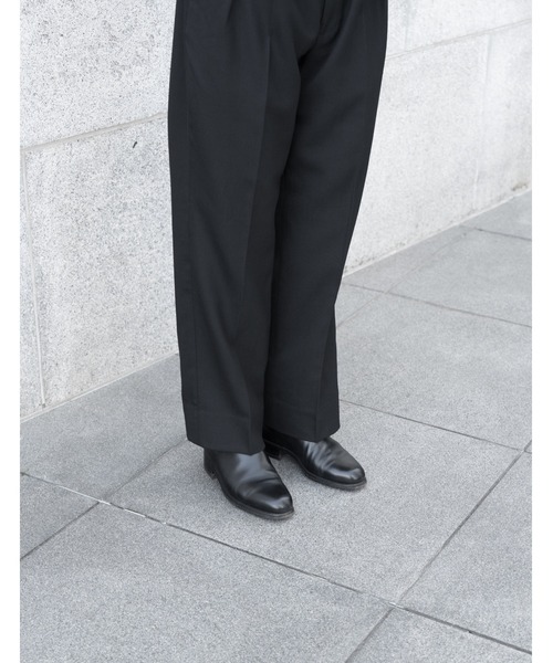 Blank Product. スラックス 「TENON」2TUCK TROUSERS メンズ
