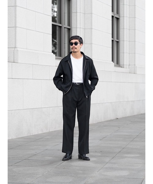 スラックス 「TENON」2TUCK TROUSERS メンズ