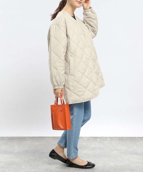 「GLOBAL WORK Smile Seed Store」 コート MEDIUM ダークカーキ レディース_画像3