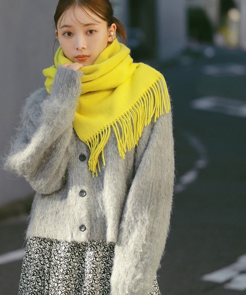 「N.（N. Natural Beauty Basic）」 ニットカーディガン MEDIUM グレー レディース_画像3