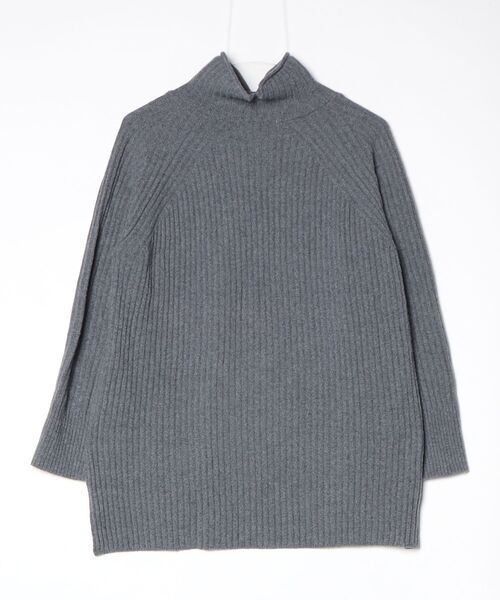 「qualite」 長袖ニット フリー グレー レディース_画像2