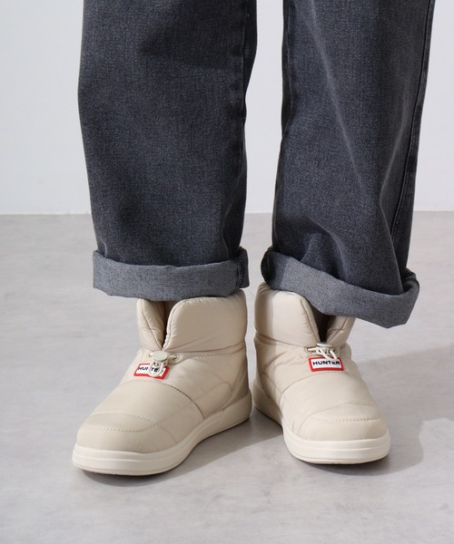 「HUNTER」 ショートブーツ 25.0cm ブラック レディース_画像4