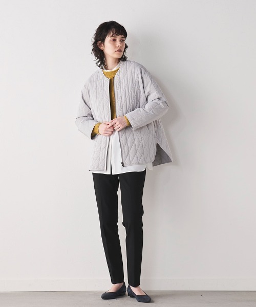 「la.f…」 パンツ 9号 チャコールグレー レディース_画像3