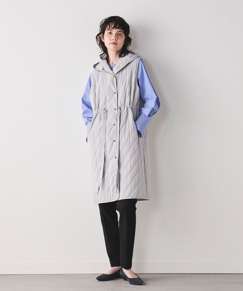 「la.f…」 パンツ 9号 チャコールグレー レディース_画像4