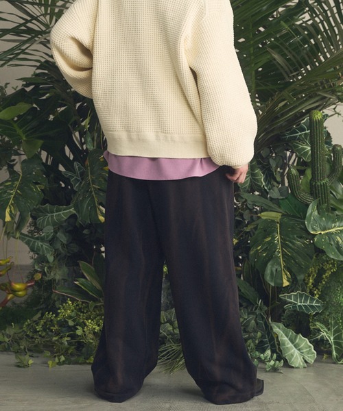 MAISON SPECIAL（メゾンスペシャル） ワイドパンツ スウェットパンツ