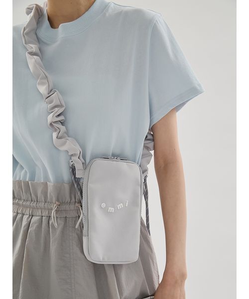 emmi ショルダーバッグ バッグ ギャザーショルダースマホショルダー