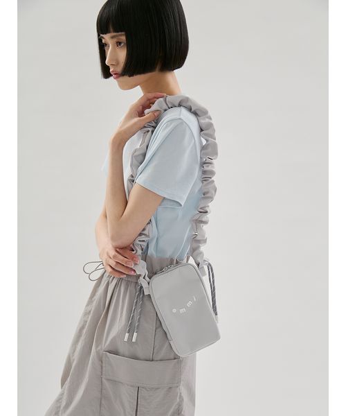 emmi ショルダーバッグ バッグ ギャザーショルダースマホショルダー