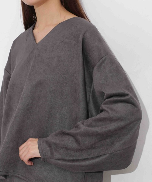 「NANO universe」 長袖カットソー FREE ベージュ レディース_画像5