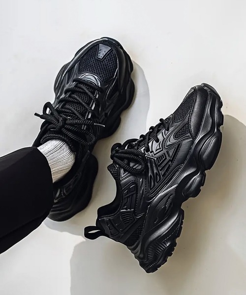 「CALIFORNIA OUTFITTERS」 ローカットスニーカー 44 ブラック メンズ_画像3