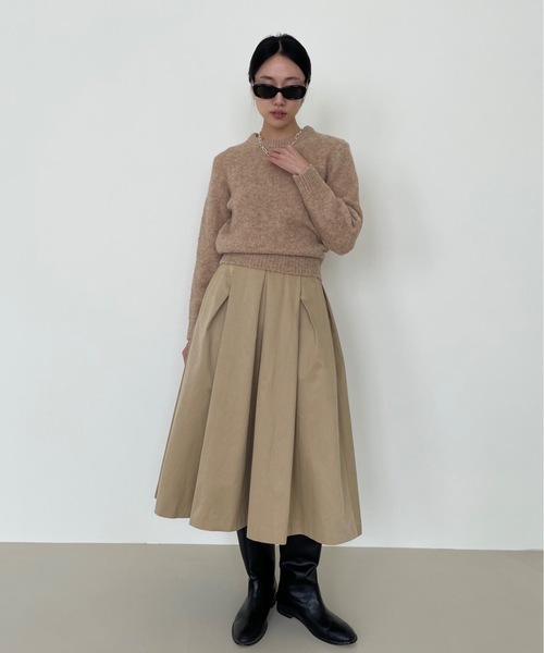 「Didot.showroom」 長袖ニット FREE モカ レディース_画像4