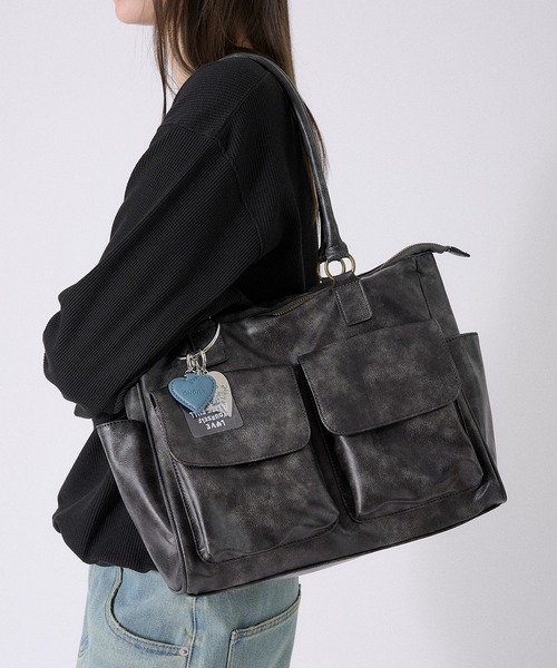 「ONCILY」 トートバッグ FREE ダークグレー メンズ_画像2