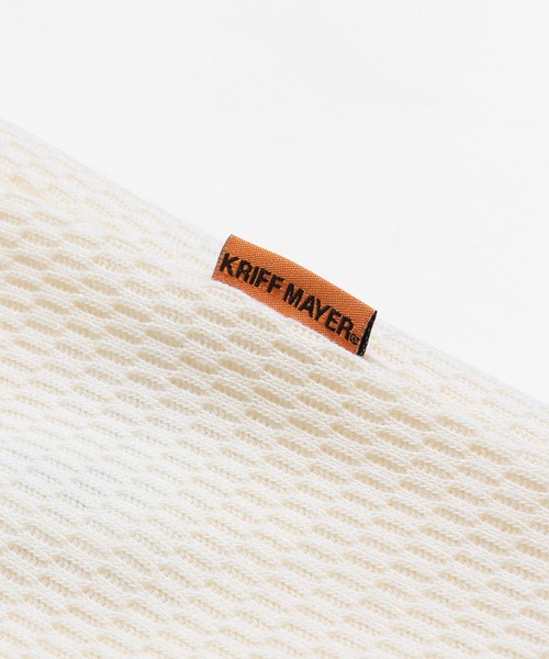 「KRIFF MAYER」 長袖Tシャツ MEDIUM チャコール メンズ_画像8