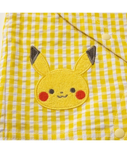 KAPITAL 黄色チェックサロペ ベビー服 ロンパース 半袖ロンパース ギンガムチェック サロペット型
