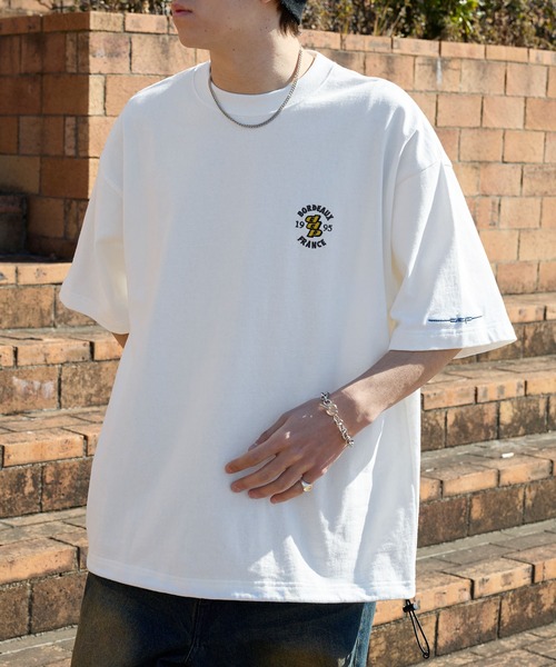 ddp（ディーディーピー） tシャツ 別注 ロゴ刺繍 ドローコード