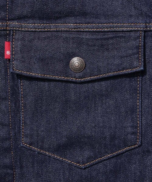 「Levi's」 デニムジャケット S ネイビー メンズの画像