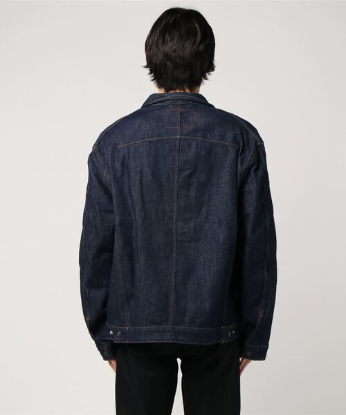 「Levi's」 デニムジャケット S ネイビー メンズの画像