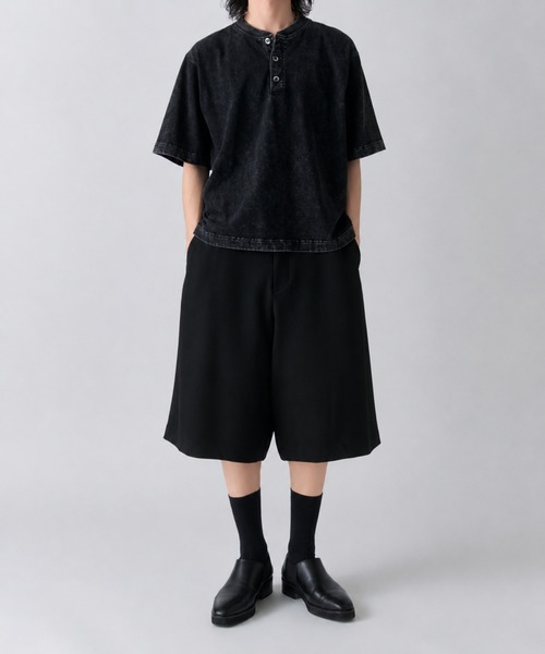 Lui's（ルイス） ワイドパンツ ハーフパンツ パンツ 短パン ジョー