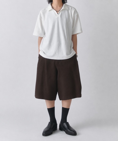 Lui's（ルイス） ワイドパンツ ハーフパンツ パンツ 短パン ジョー