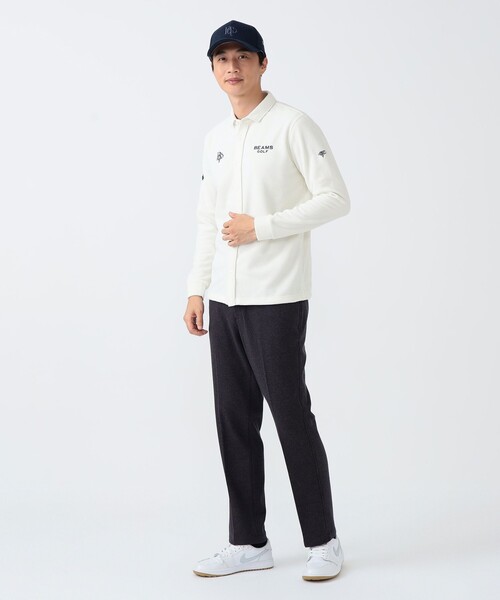 「BEAMS GOLF」 長袖シャツ M ホワイト メンズの画像