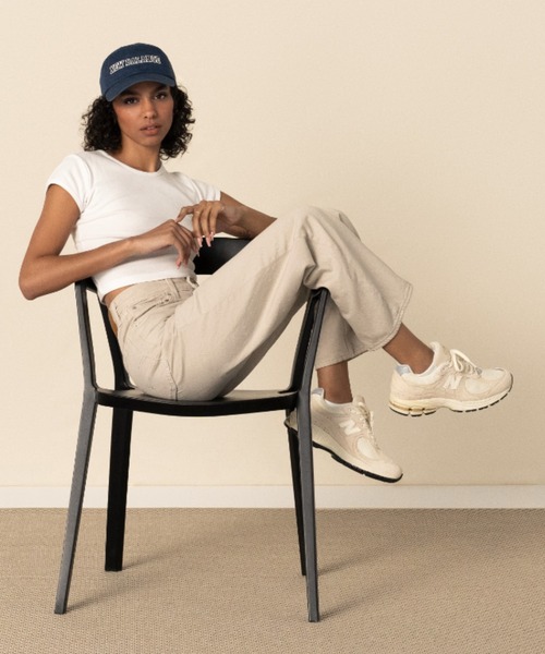 「New Balance」 ローカットスニーカー 27.5cm オフホワイト レディース_画像9