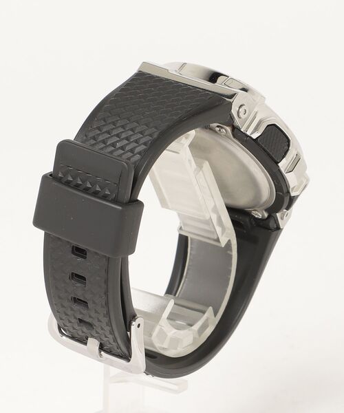 CASIO G-SHOCK デジタル腕時計 シルバー Casio G-Shock Metal (44.4mm) Silver Hybrid Dial / Stainless Steel