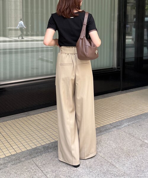 Thevon（ゼヴォン） スラックス パンツ 「新色登場！」ベルト付き