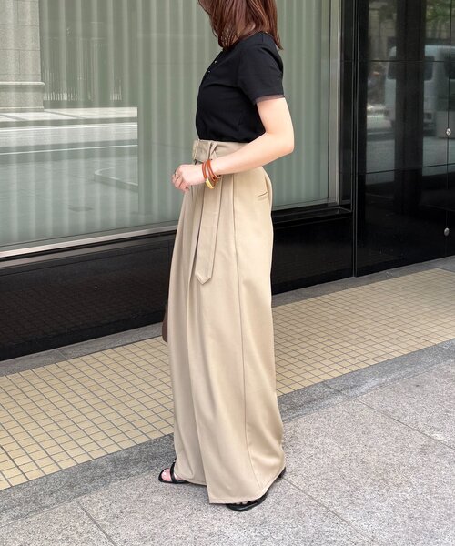 Thevon（ゼヴォン） スラックス パンツ 「新色登場！」ベルト付き