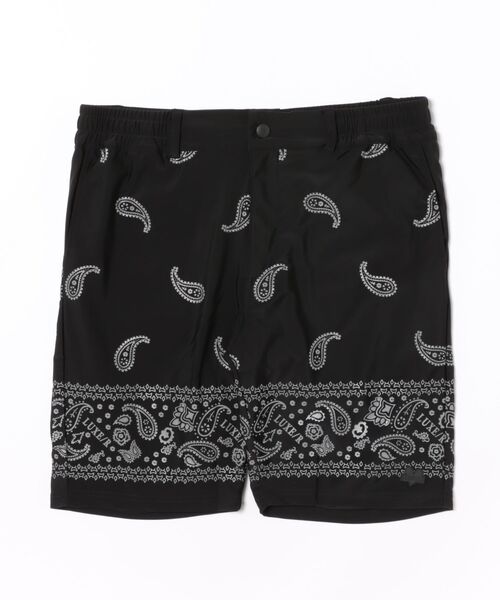 パンツ (RM)「LUXE/R GOLF」ストレッチ スムース 総柄 パンツ ハーフパンツ メンズ レディース_2