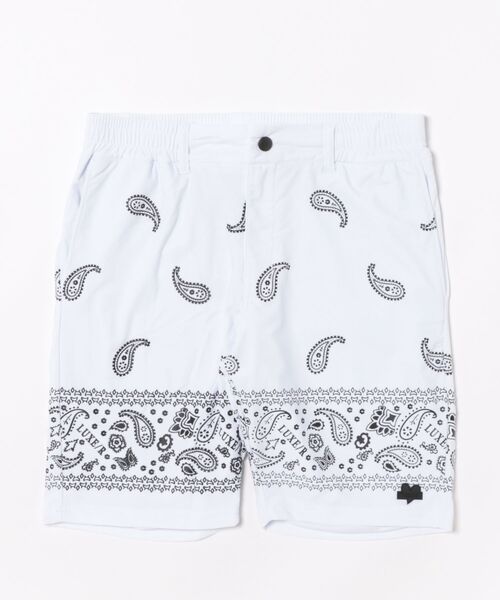 パンツ (RM)「LUXE/R GOLF」ストレッチ スムース 総柄 パンツ ハーフパンツ メンズ レディース_6