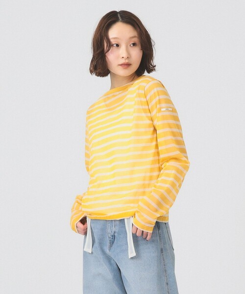Ray BEAMS（レイ ビームス） tシャツ ORCIVAL / シースルー ボーダー