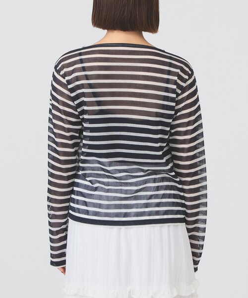 【限定価格】オーシバル レイビームス シースルー ボーダー Tシャツ Ray BEAMS（レイビームス）の「ORCIVAL / シースルー ボーダー Tシャツ