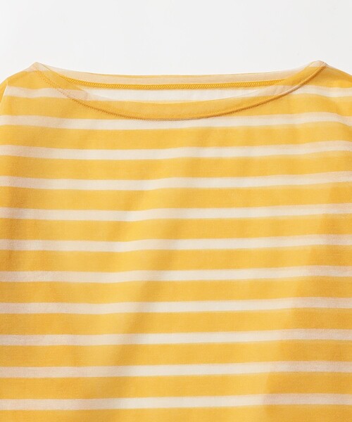 Ray BEAMS（レイ ビームス） tシャツ ORCIVAL / シースルー ボーダー