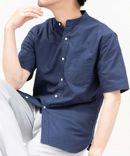 URBAN RESEARCH ROSSO MEN シャツ 半袖 「WEB限定」「抗菌/消臭」「XXL