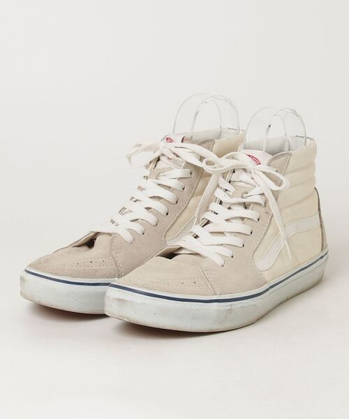 バンズ　VANZ スニーカー　ハイカット 26.5 美品 VANS（ヴァンズ） ハイカットスニーカー 26.5cm ベージュ メンズ