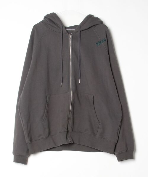 AIVER（アイバー） ジップアップパーカー LARGE チャコールグレー 