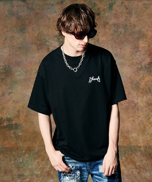 「glamb」 半袖Tシャツ L ホワイト メンズ_画像4