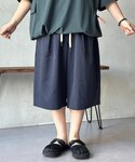 ワイドパンツ パンツ 接触冷感バギーショーツ ...の詳細画像1