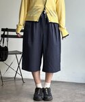 ワイドパンツ パンツ 接触冷感バギーショーツ ...の詳細画像4