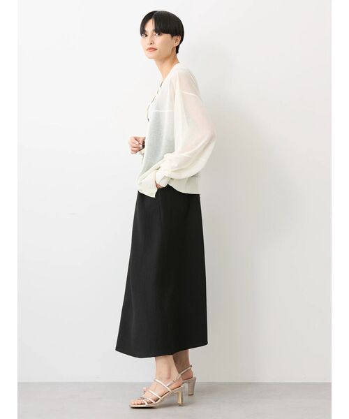 「AMERICAN HOLIC」 ニットカーディガン M イエロー レディース_画像7