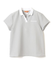BEAMS GOLF シアサッカーストライプ ポロシャツ BEAMS GOLF（ビームス ゴルフ） ポロシャツ ポロ ORANGE LABEL / シア