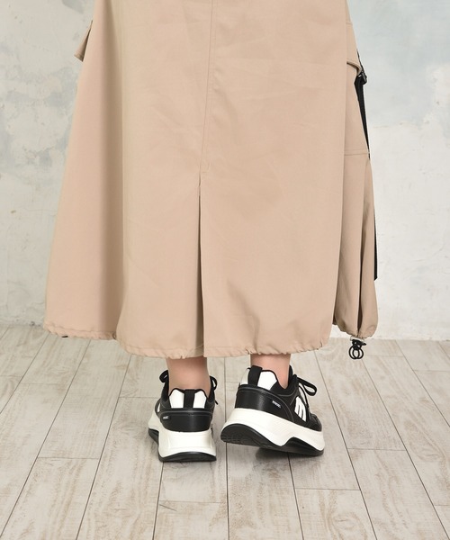 「moz」 ローカットスニーカー 23.5cm ブラック レディース_画像6