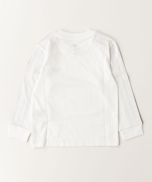  Originals - アディダス XSサイズ 長袖 Tシャツ スリーストライプス ロンT 白 adidas（アディダス） adidas tシャツ スリーストライプス 長袖 T