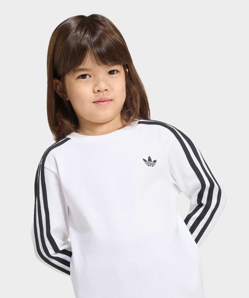 adidas（アディダス） adidas tシャツ スリーストライプス 長袖 T